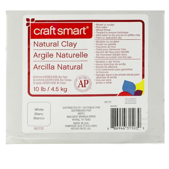 Craft Smart Natural Clay White